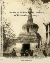 book Studies on the History and Literature of Tibet and the Himalaya