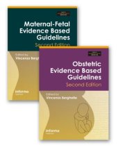 book Maternal-Fetal and Obstetric Evidence Based Guidelines, Two Volume Set, Second Edition