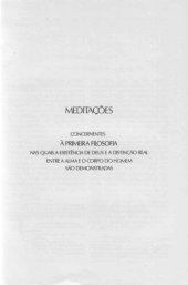 book Meditações Metafísicas