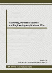 book Machinery, Materials Science and Engineering Applications 2014