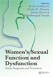 book Women's Sexual Function and Dysfunction: Study, Diagnosis and Treatment