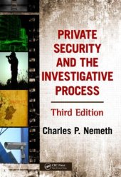 book Private Security and the Investigative Process, Third Edition