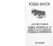 book Obra poética 2: Estrella de la mañana y poemas dispersos