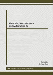 book Materials, Mechatronics and Automation IV