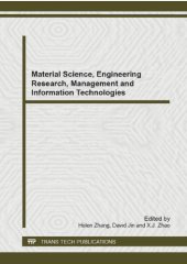 book Material Science, Engineering Research, Management and Information Technologies