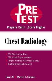 book Chest Radiology PreTest Self- Assessment and Review