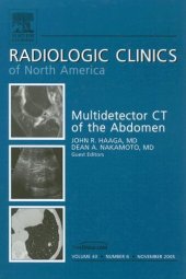 book MDCT of the Abdomen, An Issue of Radiologic Clinics