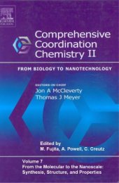 book Comprehensive Coordination Chemistry II. From the Molecular to the Nanoscale: Synthesis, Structure, and Properties