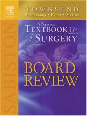 book Sabiston Textbook Of Surgery