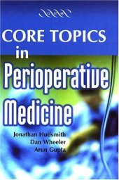 book Core Topics in Perioperative Medicine