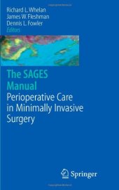 book The SAGES Manual of Perioperative Care in Minimally Invasive Surgery 