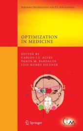 book Optimization in Medicine