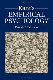 book Kant's Empirical Psychology