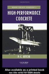 book High Performance Concrete