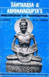 book Santarasa and Abhinavagupta's philosophy of aesthetics