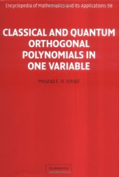 book Classical and Quantum Orthogonal Polynomials in One Variable