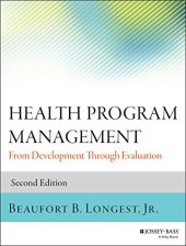 book Health Program Management: From Development Through Evaluation