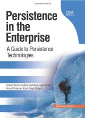 book Persistence in the Enterprise [Java,Hibernate,OpenJPA