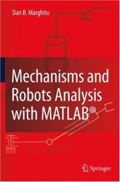 book Mechanisms and Robots Analysis with MATLAB®