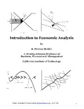 book Introduction to Economic Analysis