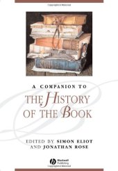 book A companion to the history of the book