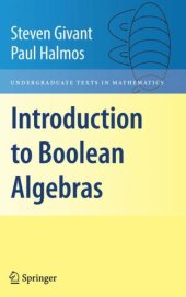 book Introduction to Boolean Algebras