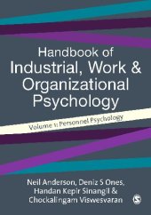 book Handbook of Industrial, Work and Organizational Psychology. Personnel Psychology