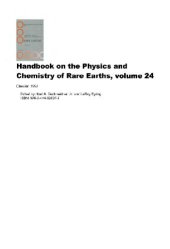 book Handbook on the Physics and Chemistry of Rare Earths. vol.24