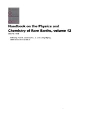 book Handbook on the Physics and Chemistry of Rare Earths. vol.12