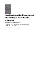 book Handbook on the Physics and Chemistry of Rare Earths. vol. 4 Non-Metallic Compounds-II