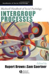 book Blackwell Handbook of Social Psychology - Intergroup Processes