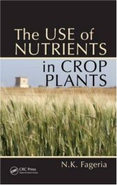 book The Use of Nutrients in Crop Plants