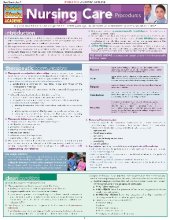 book BarCharts QuickStudy Nursing Care Procedures