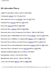 book 29.Information Theory