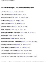 book 43.Pattern Analysis and Machine Intelligence