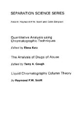 book Liquid Chromatography Column Theory