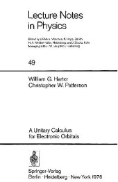 book A unitary calculus for electronic orbitals