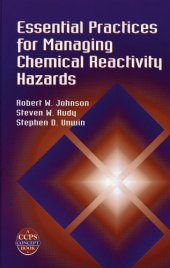 book Essential Practices for Managing Chemical Reactivity Hazards