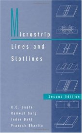 book Microstrip Lines and Slotlines