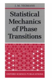 book Statistical Mechanics of Phase Transitions