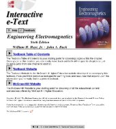 book Engineering Electromagnetics