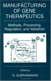 book Manufacturing of Gene Therapeutics