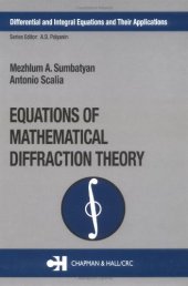 book Equations of Mathematical Diffraction theory