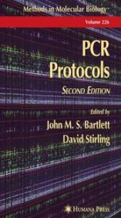 book PCR Protocols