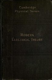 book Modern Electrical Theory