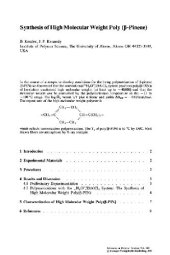 book Macromolecules Synthesis Order And Advanced Properties