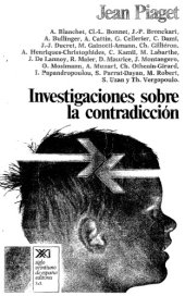 book Investigaciones sobre la contradicción