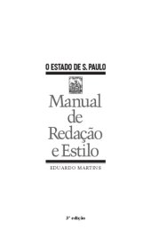 book Manual de Redação e Estilo de O Estado de S. Paulo