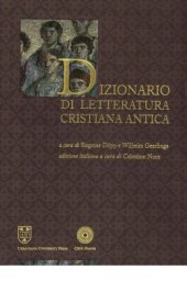 book Dizionario di letteratura cristiana antica