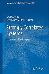 book Strongly Correlated Systems: Experimental Techniques